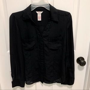 Sheer black Shirt